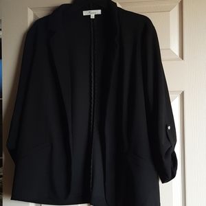 Black blazer (open front)